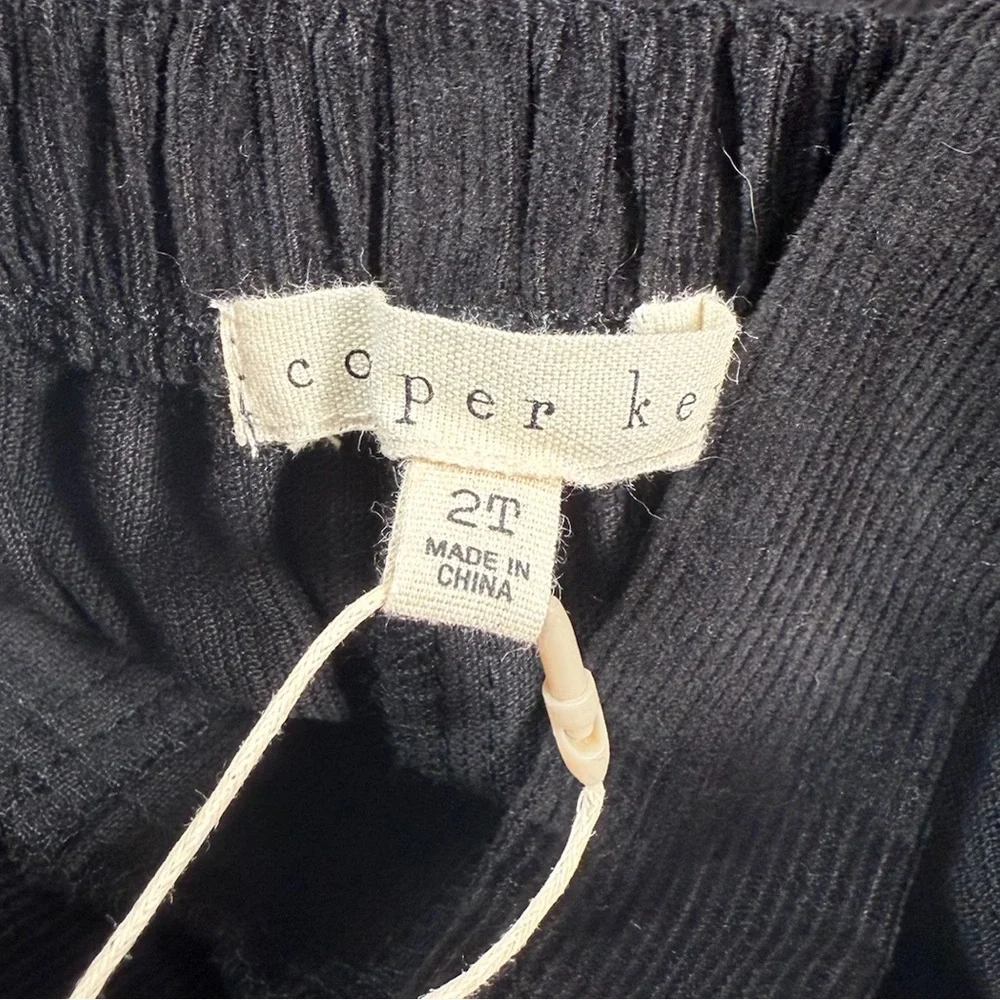 NWT COPPER KEY Girls Corduroy Overall Pants‎ Size 2T Minimalist Everyday NEW